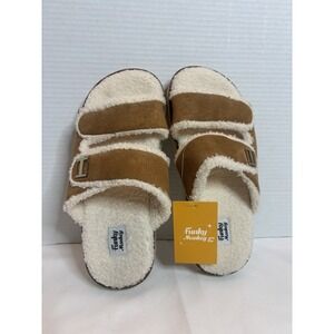 Funky Monkey Slip on Suede Sandals Brand New With Tag Size 10